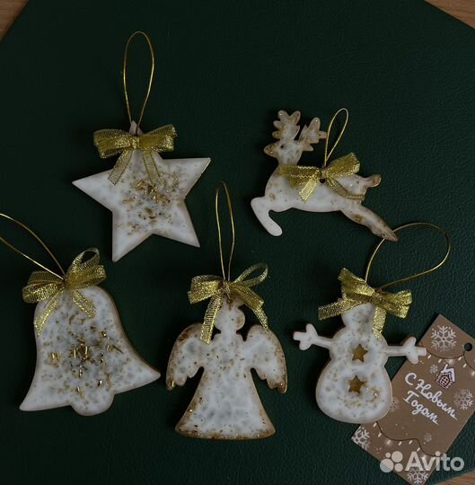 Елочные игрушки ручной работы подарок