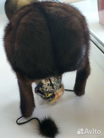 Шапка норковая размер 56