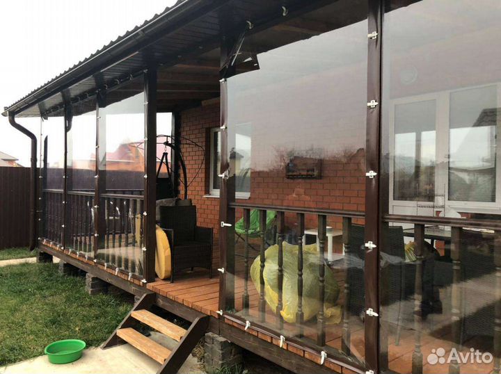 Мягкие окна для террас и беседок