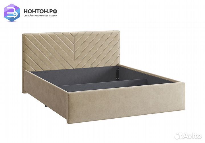 Кровать Сандра 2 1.6 м карамель