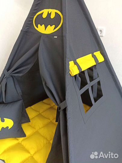 Палатка детская, вигвам бетмен