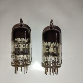 Радиолампы ECC81 12AT7 Miniwatt Mullard Siemens