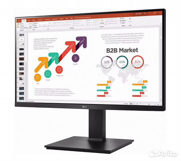 Монитор LG 23.8'' 24BP450Y-B, черный