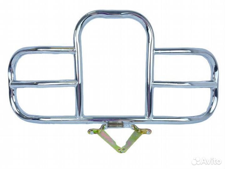 Дуга безопасности мопед Альфа Хром с крепежами