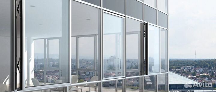 Алюминиевые окна от завода