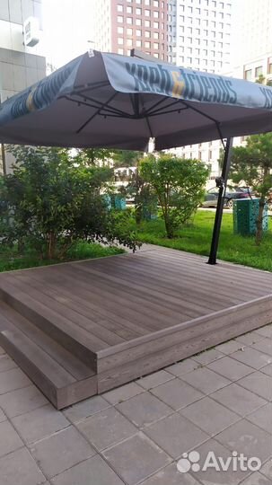 Уличный зонт для сада и кафе