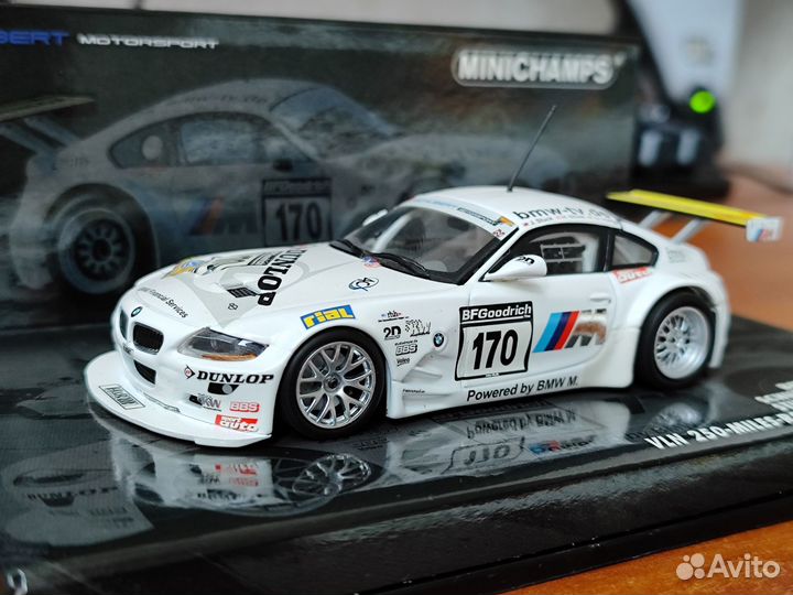 Модель BMW Z4 M Coupe 1/43 Minichamps