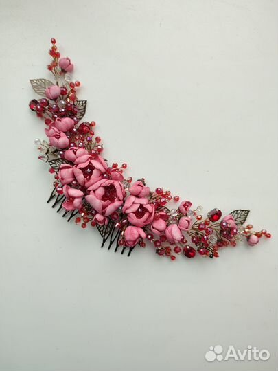 Цветочный ободок, венок, гребень для волос