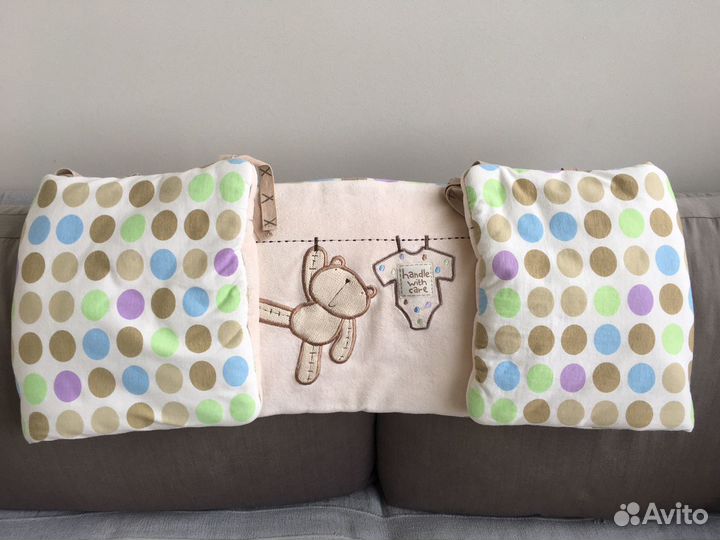 Бампер в кроватку mothercare