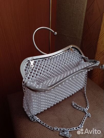 Готовая сумка из бусин