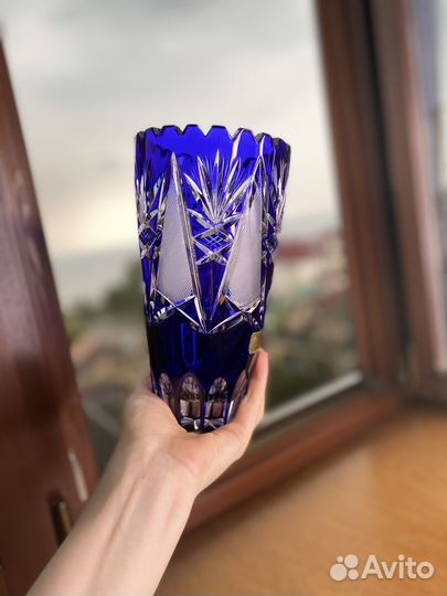 Немецкая хрустальная ваза