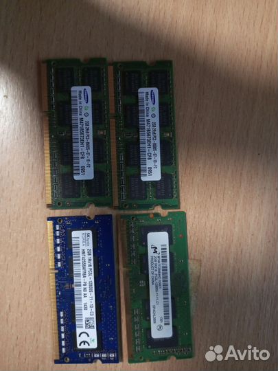 Оперативная память ddr3 для ноутбука