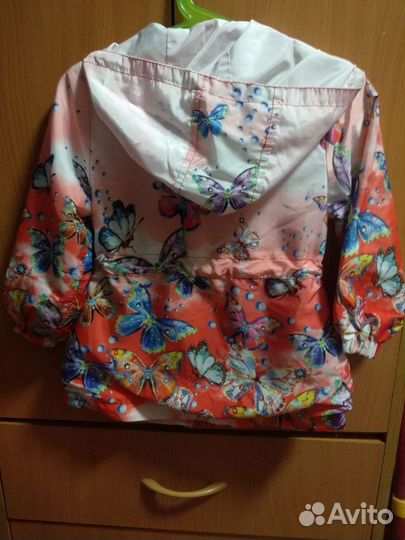 Ветровка для девочки 98