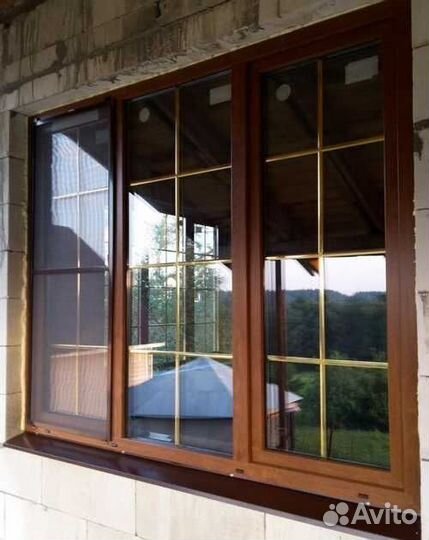 Окна в дом тамбур nm17250