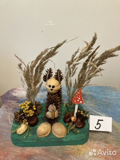 Осенняя поделка в детский сад, школу