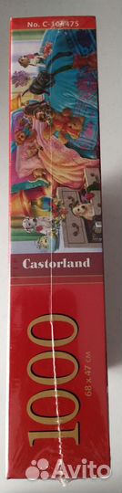 Пазлы 1000. Новые. Озорные щенки. Castorland