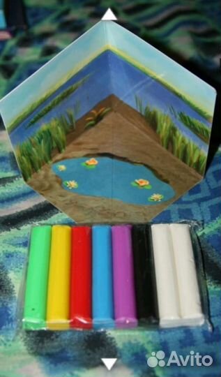 Набор для лепки из пластилина Лягушка