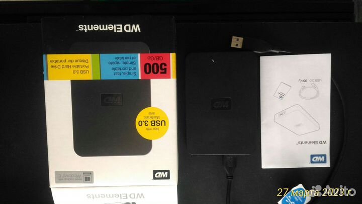 Внешний жесткий диск WD 500 гб