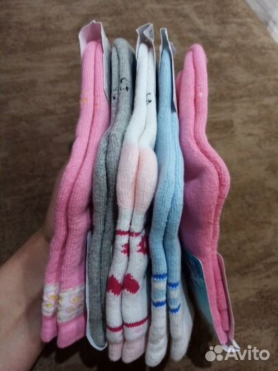 Носки детские зимние махровые (набор с 2 до 5лет)