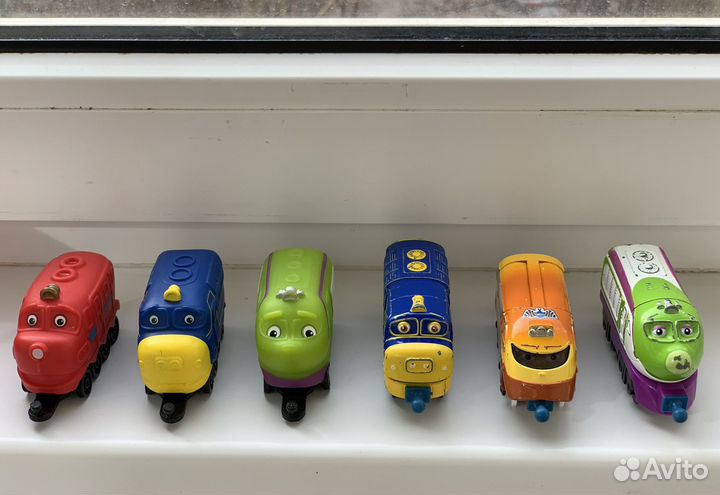 Паровозики Chuggington 6 штук