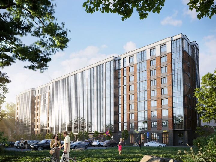 Квартира-студия, 28,8 м², 6/9 эт.