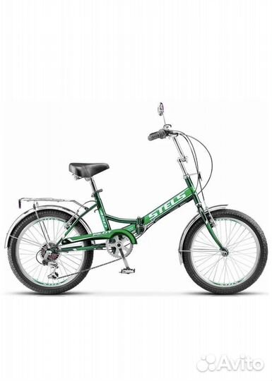 Велосипед Stels pilot 450 20 Z011 зеленый 13.5