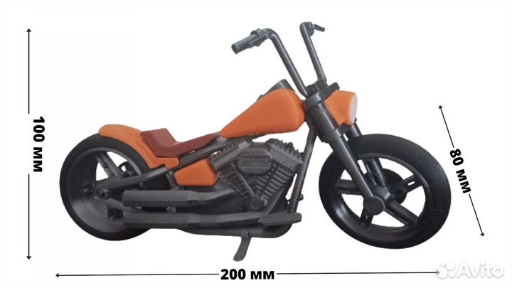 Модель мотоцикла Harley Davidson Fat Boy