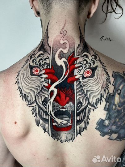 Тату мастер / Татуировка / Перекрытие тату