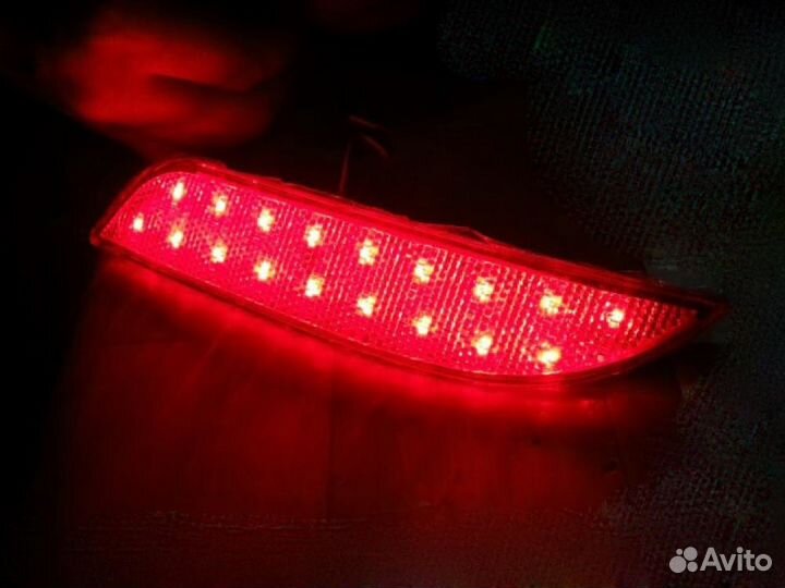 Катафоты диодные в задний бампер Приора 21704 2172