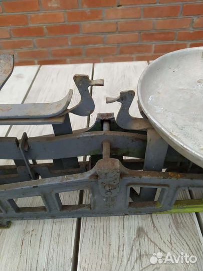 Старинные настольные весы, 10 кг, Уточки СССР