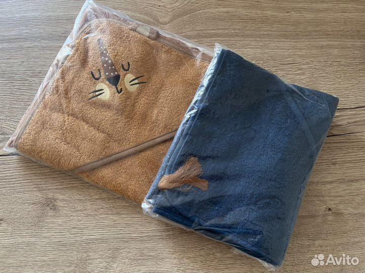 Полотенце уголок новое, детское пончо