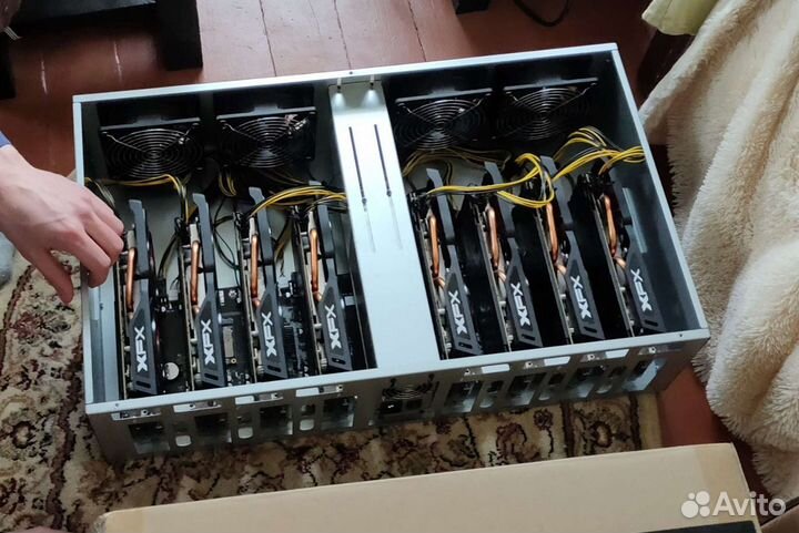 Риг на 8 rx580 8gb