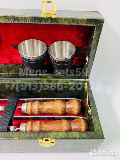 Набор шампуров в кейсе