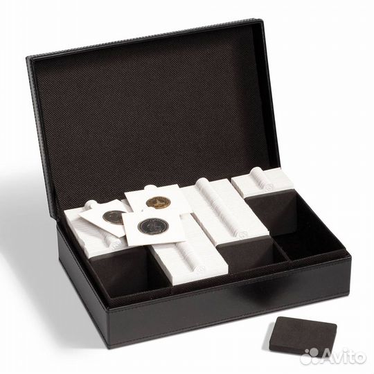 Бокс Presidio для 100 монет в капсулах Quadrum