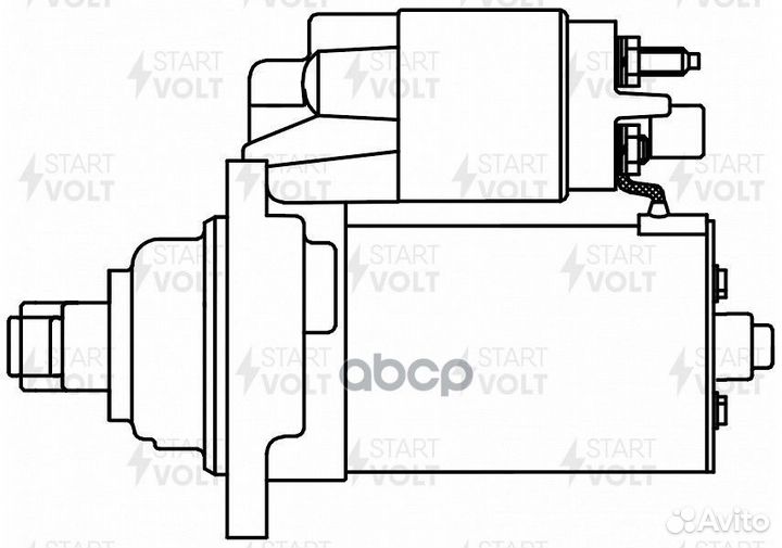 Стартер для а/м VAG Transporter T5 (03) 2.0TDi