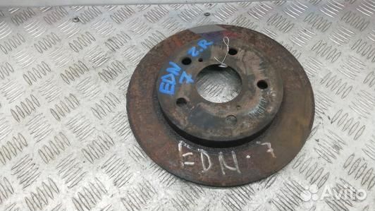 Диск тормозной задний toyota corolla E15 (EDN07LR0