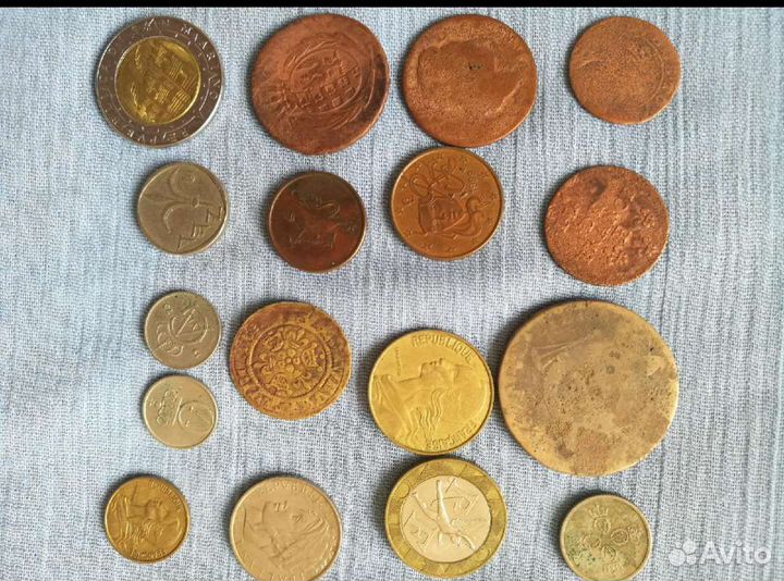 Монеты Европа 1617 по 21 век