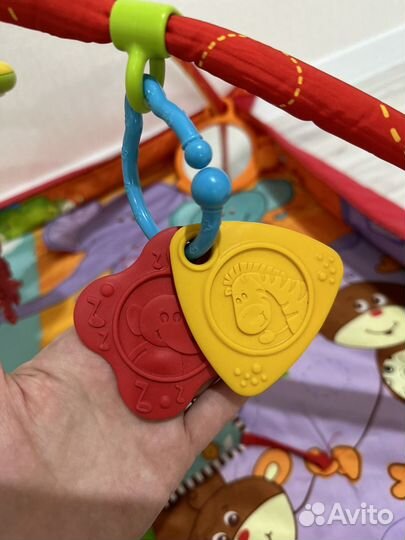 Развивающий коврик tiny love разноцветное safari