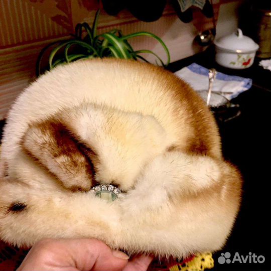 Шапка норковая женская