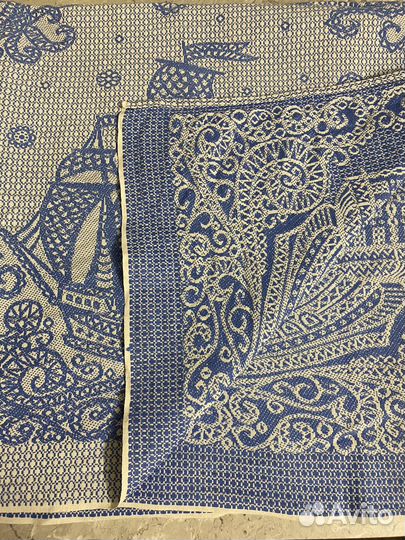 Покрывало детское с корабликами СССР