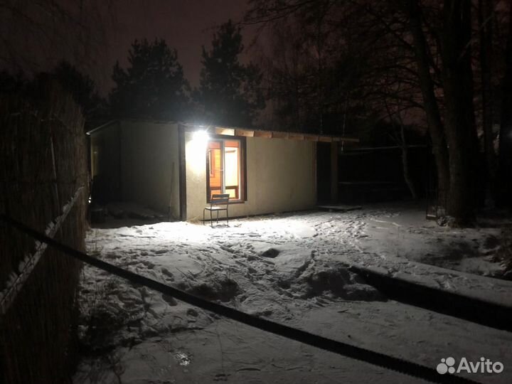 Баня на дровах на берегу