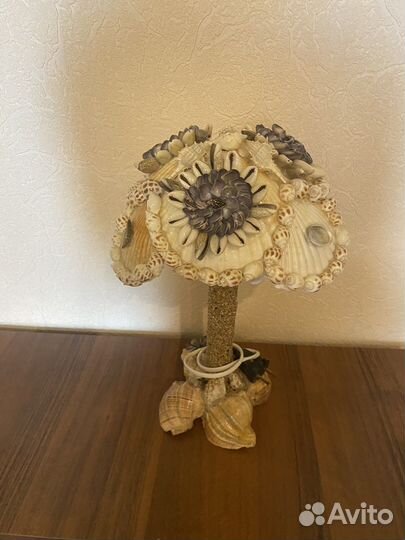 Светильник ночник с ракушками