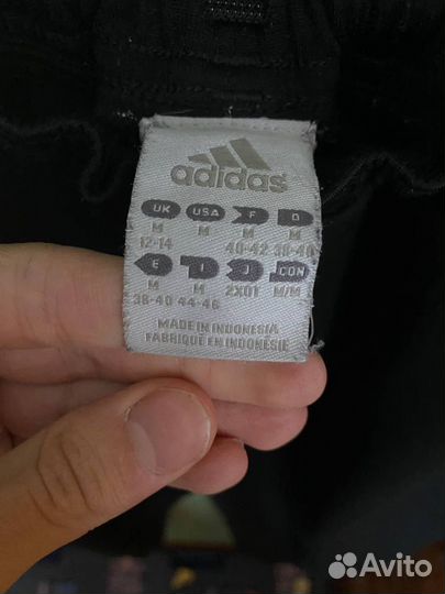 Штаны adidas широкие, винтаж