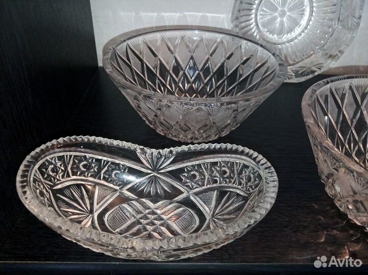 Вазы хрустальные СССР