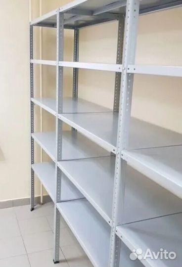 Стеллажи металлические полочные 412