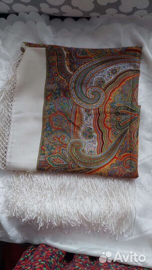 Павловопасадская шаль Шерсть 10