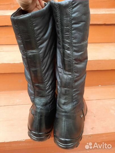 Демисенные сапоги 40 р-р, нат. кожа