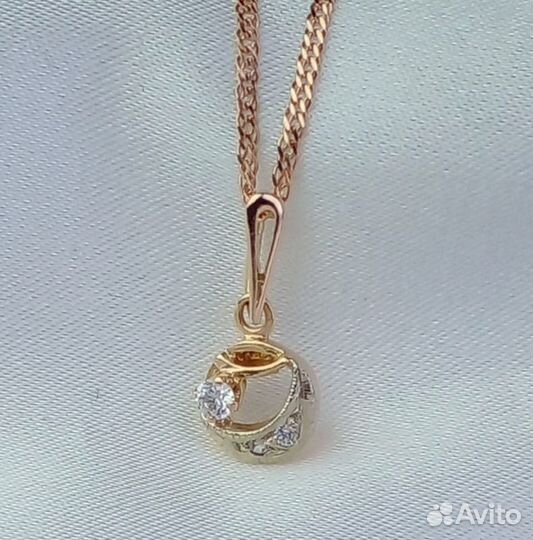 Подвеска с фианитами (с)