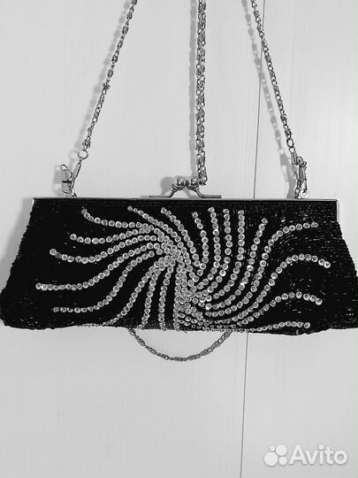 Вечерняя сумочка клатч из бисера и пайеток. Новая