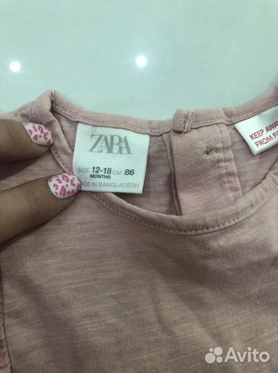 Джинсы и футболка zara